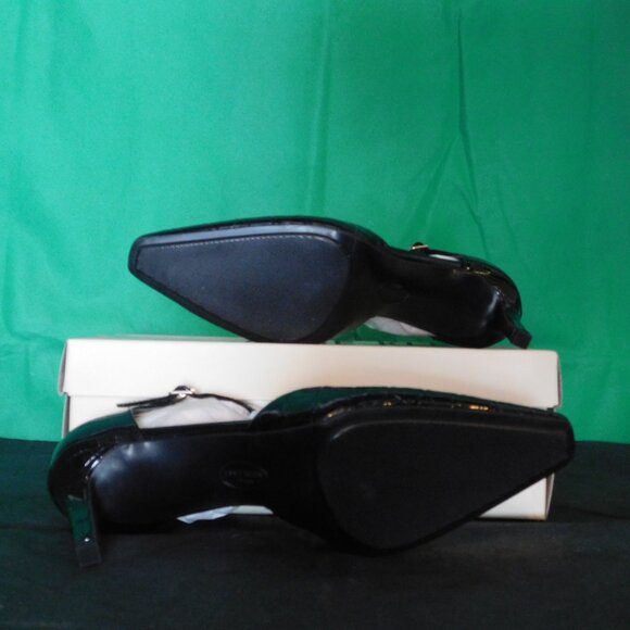 11.5 SIZE Anne Klein Womens Rosalind Adjustable Patent Ankle - Picture 1 of 4